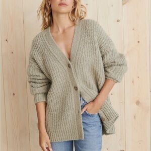 JENNI KAYNE Cocoon Cardigan in Willow - XS